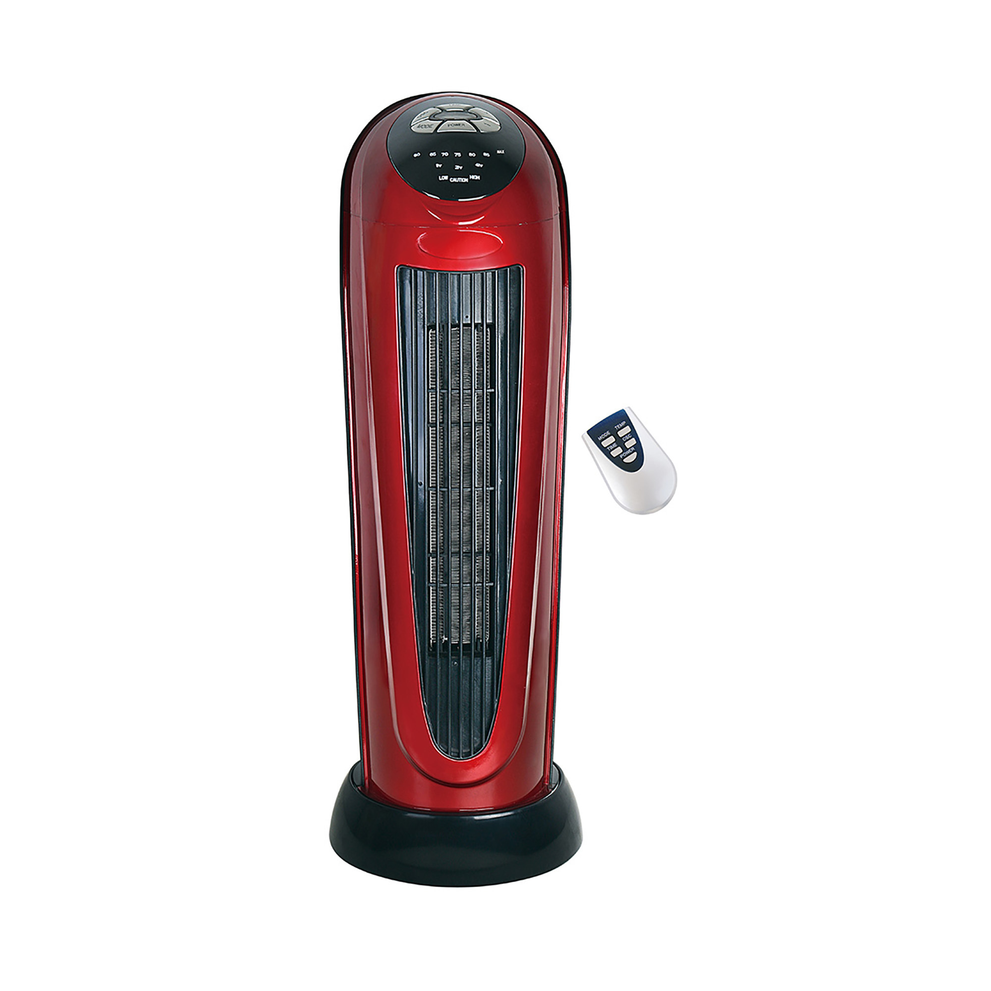 Optimus Oscillating Tower Heater — 22in., 1500 Watts, Digital Remote Control, 7-Hour Timer, 75Â° Oscillation, Model# H-7328